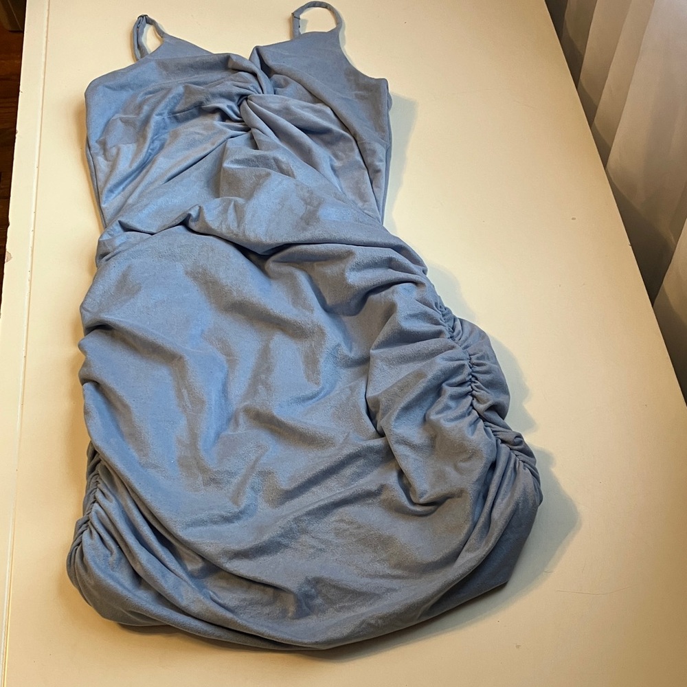 Lucy in the Sky Light Blue Prom Dress